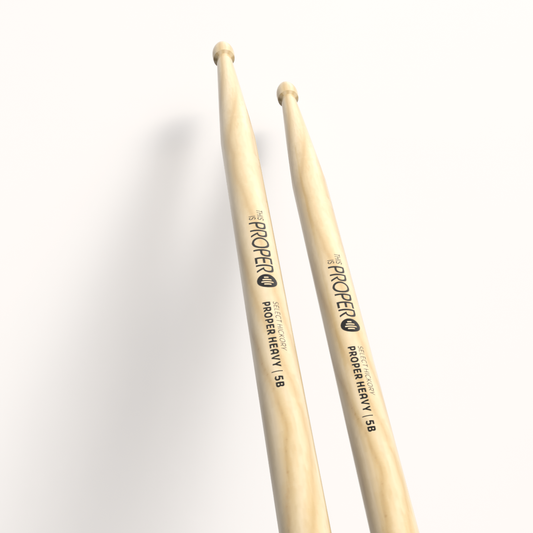 Proper Heavy - 5B Hickory sticks, Acorn Wood Tip