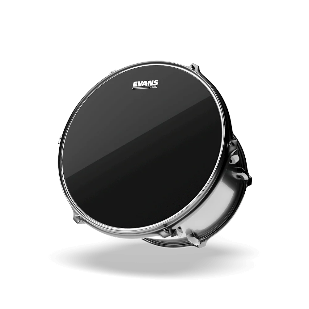 EVANS Black Chrome Drumhead