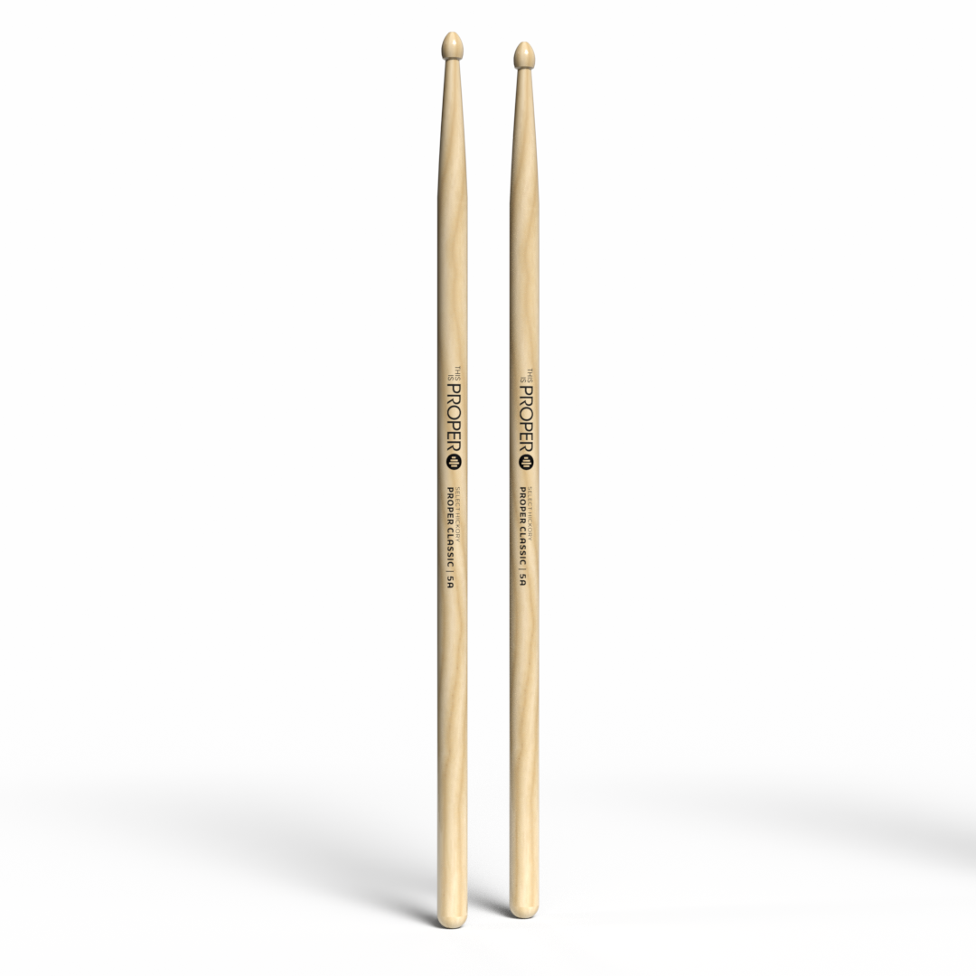 Proper Classic - 5A Hickory sticks, Acorn Wood Tip