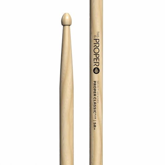 Proper Classic Plus - 5A+ Hickory sticks, Acorn Wood Tip
