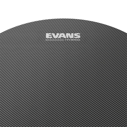 EVANS Hybrid Grey Snare Drumhead - Marching Snare Batter