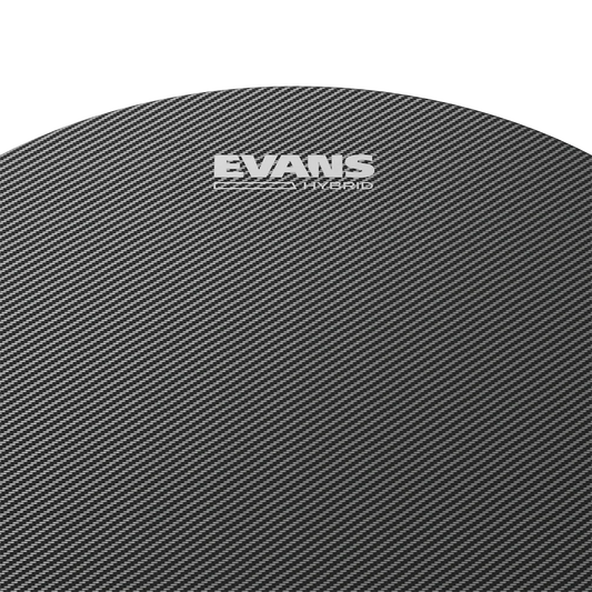 EVANS Hybrid Grey Snare Drumhead - Marching Snare Batter