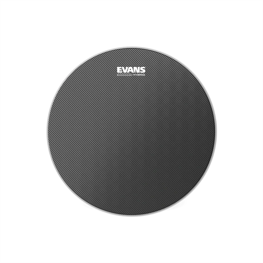 EVANS Hybrid Grey Snare Drumhead - Marching Snare Batter