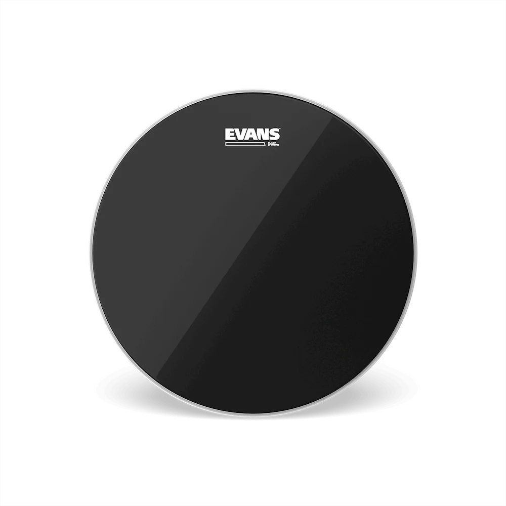 EVANS Black Chrome Drumhead
